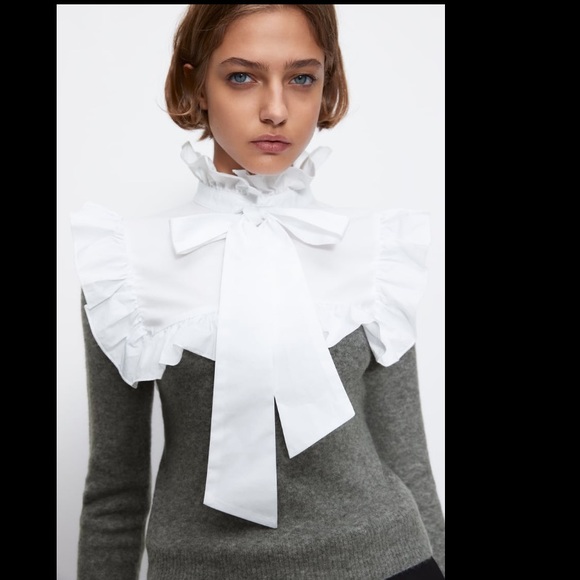 Zara combination knit sweater - Picture 3 of 6